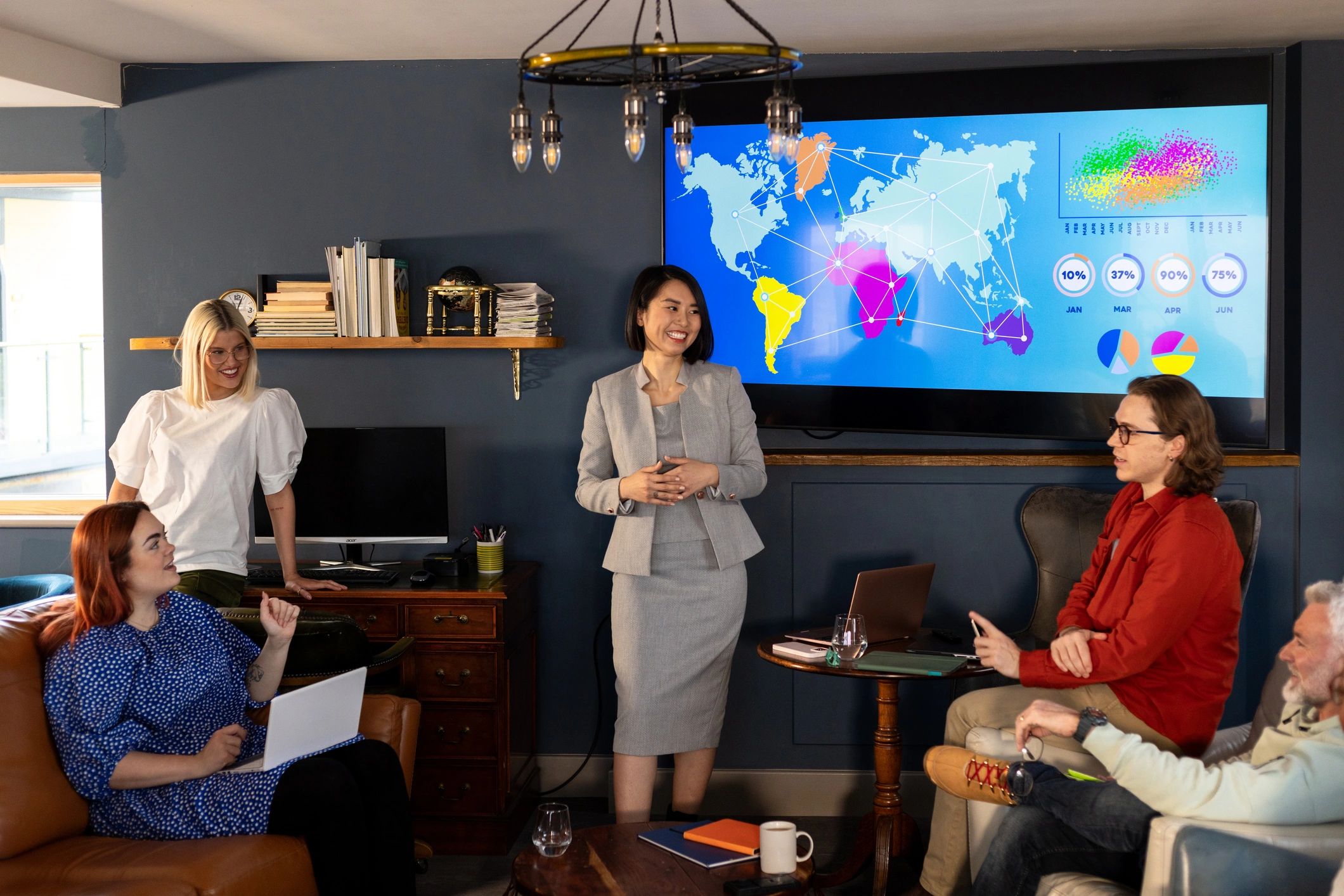 Team training workshop for digital transformation